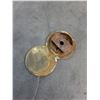 Image 2 : Antique Brass Pontiac Radiator Badge Circa 1925-27