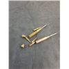 Image 3 : (3) Vintage Brass "Nesting Head" Screw Drivers (8 In Total)