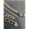 Image 2 : Italian .925 Silver Necklace & Bracelets - Totals 80 mg Weight