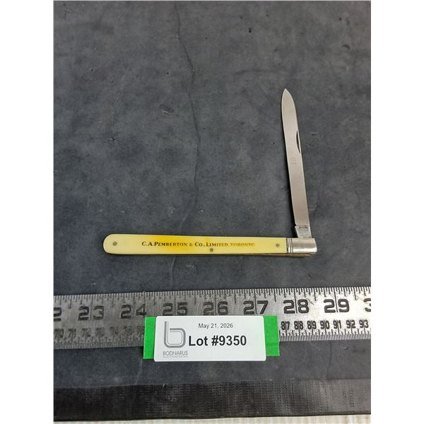 Vintage Bonsa Solingen Promotional Melon Tester Jack Knife from Germany