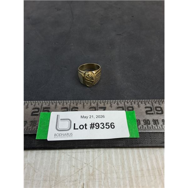 ^ 18k Gold Men's Ring - Size 11 - Cannot Guarantee Authenticity