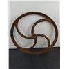 Image 4 : (3) Antique Cast Iron Wheel Pulleys - Largest 18" Diameter - Pickup Preferred