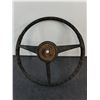 Image 2 : Antique Truck 3-Spoke Steering Wheel - 18" Diameter