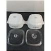Image 2 : (2) Corning Ware 7-Cup Casserole Dishes w/lids
