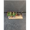 Image 2 : Vintage Homemade Horse/Wagon Ornament - Some Damage