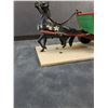 Image 5 : Vintage Homemade Horse/Wagon Ornament - Some Damage