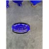 Image 3 : (5) Vintage Phillips "Milk Of Magnesia" Blue Glass Bottles
