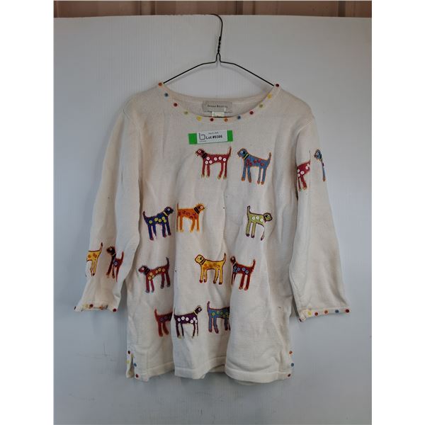 Susan Bristol Large "Dog Themed" Sweater