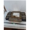 Image 1 : Rustic Wall Mount Mirror 32" x 23" Open