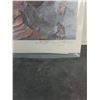 Image 2 : Unframed "Buffalo Jump" Limited Edition Print by Henry Standing Alone - 13" x 19"