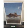 Image 1 : Unframed " Buffalo Hunt" Print by Henry Standing Alone -13" x 19"