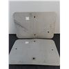 Image 2 : (2) Road Signs Metal 18" x 12"