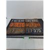Image 1 : (3) Pairs 1962 & 1963 Saskatchewan Plates