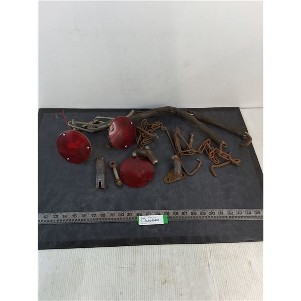 1957 Ford Truck Tail Lights & Tailgate Hardware