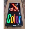 Image 1 : # Electrified Xerox Store Sign - 36x18x5" - Tested, Cannot Ship