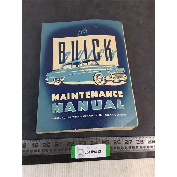 1951 Buick Shop Manual