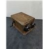 Image 2 : Antique Northern Electric Wooden Hand Crank Telephone
