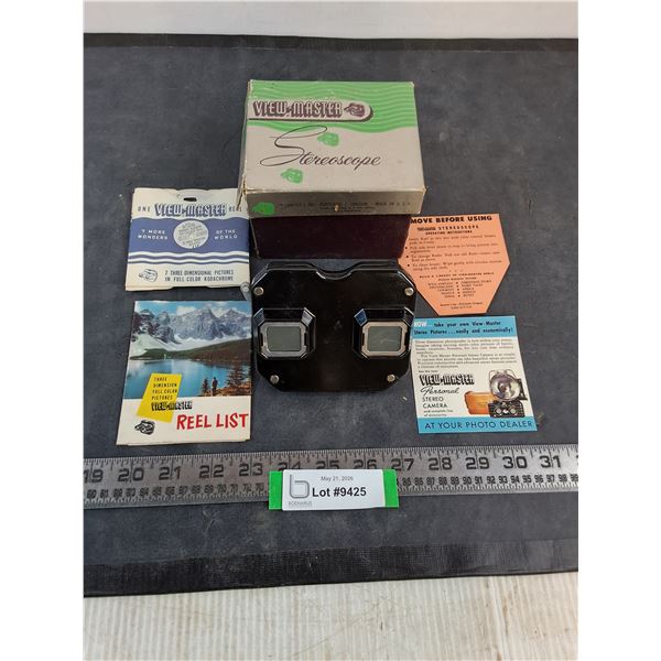 Vintage View-Master w/Slides & Manuals