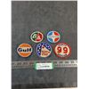 Image 1 : (5) Vintage Oil Company Patches