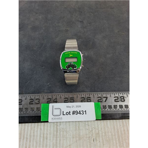 John Deere Digital Wrist Watch - May Need Battery, As is