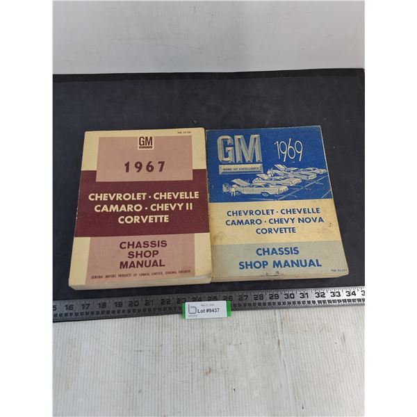 (2) GM Shop Manuals from 1967 & 1969