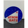 Image 3 : Vintage "North Star" Convex Glass - 13" Diameter, 1 Chip