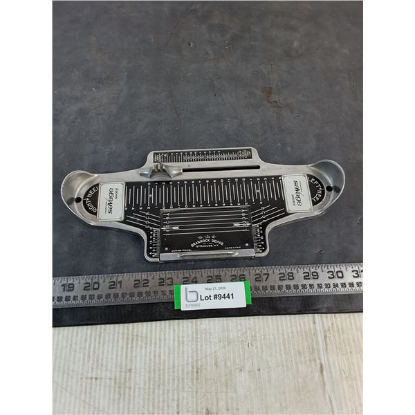 Brannock "Foot Measurement" Device