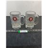 Image 1 : (2) Large Size A&W Glass Mugs