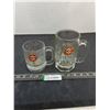 Image 1 : (2) A&W Glass Mugs (Large & Small)