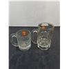 Image 2 : (2) A&W Glass Mugs (Large & Small)