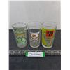 Image 1 : (3) Promotional Drinking Glasses