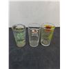 Image 2 : (3) Promotional Drinking Glasses