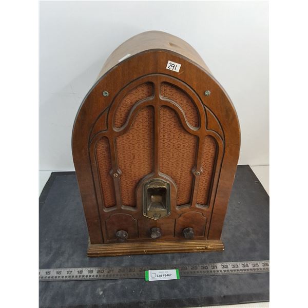 Antique General Electric Tube Radio - Untested, As is - 20x14x10" - Cannot Ship