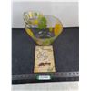 Image 1 : Vintage Glass Chip & Dip Bowl, Texas Tour Booklet