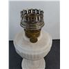 Image 2 : Antique Aladdin Marbled Oil Lamp - Cannot Ship