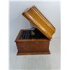 Image 2 : Antique Edison Amberola Cylinder Phonograph in Oak Case - Untested, As is - 13x13x16" - Cannot Ship