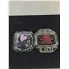 Image 2 : (2) Promotional Glass Ash Trays (Plunkett Hardware & Texaco)