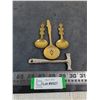 Image 1 : (4) Vintage Brass & Metal Utensils