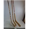 Image 1 : (3) Hockey Sticks (Adult Bauer RH & Titan LH, Junior Straight) - Cannot Ship