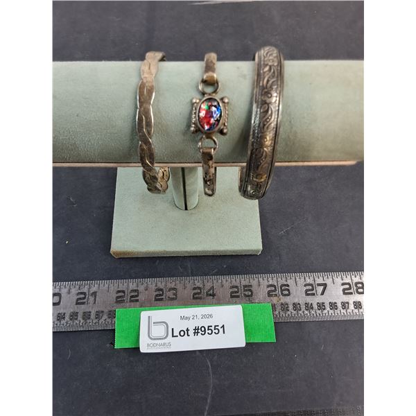 (3) Bracelets - Non-Magnetic