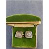 Image 2 : Volkswagen Tie Clip, Cuff Links, Silver Plated Beetle Ornament