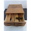 Image 2 : Vintage Wooden Library Card File