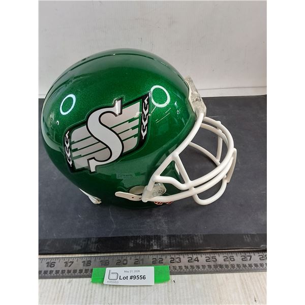 Ridell Saskatchewan Roughriders Replica Football Helmet - Youth Large Approx