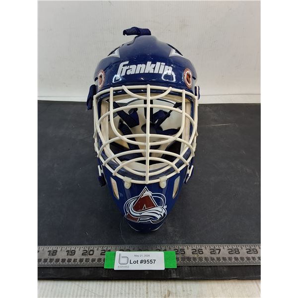 Franklin Colorado Avalanche Goalie Mask Helmet - Adult Size