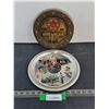 Image 1 : Dressler Bier 9.5" Wall Clock and Don Messer & His Islanders 11" Metal Tray