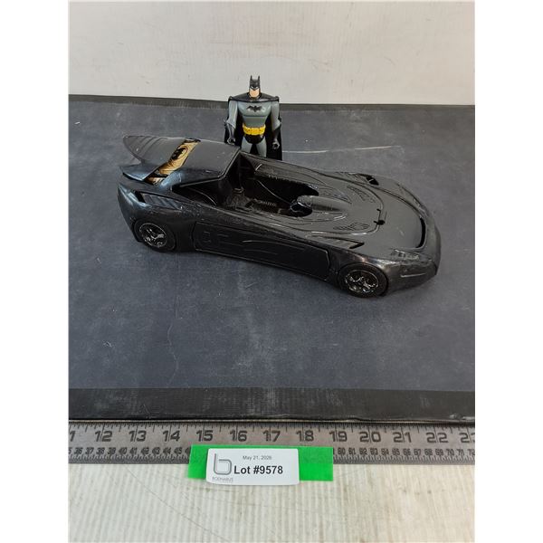 Batman Action Figure and Batmobile