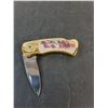 Image 2 : Indigenous Themed Jack Knife w/Storage Case