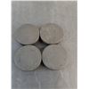 Image 2 : (4) NHL Team Logo Pucks