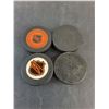 Image 2 : (4) NHL Team Logo Pucks