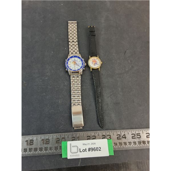 (2) Montreal Canadiens Themed Wrist Watches